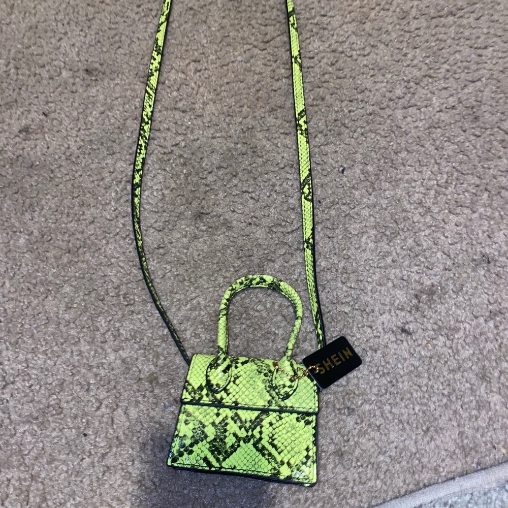 mini snake skin purse